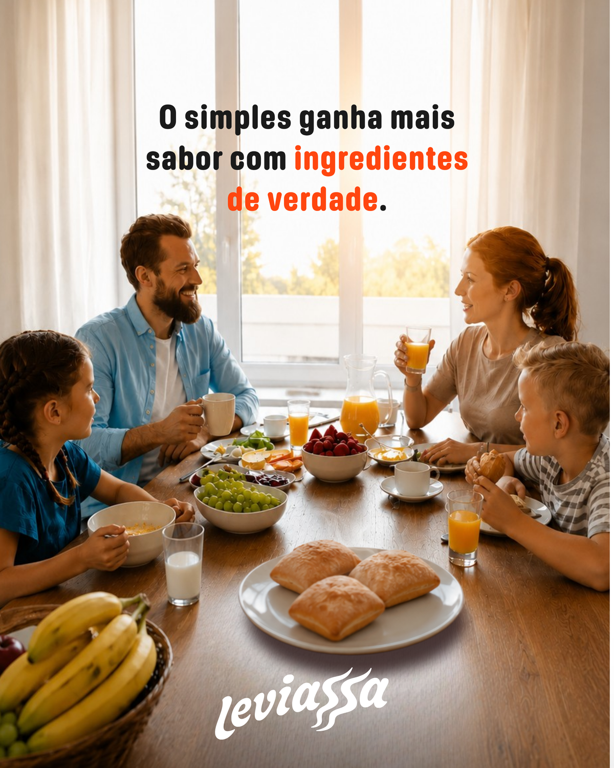 Pão Leviassa sendo preparado